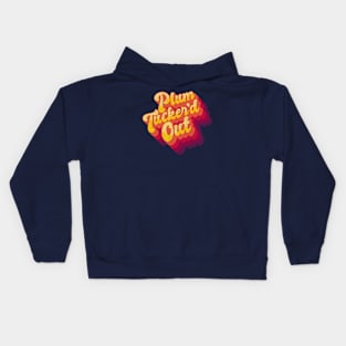 Plum Tucker'd Out Kids Hoodie